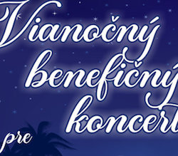 Benefičný koncert - pozvánka